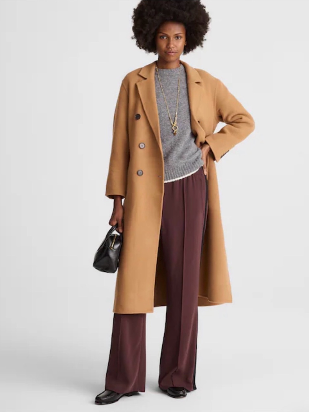 MADEWELL M Double-Faced Brushed Long Coat NW773